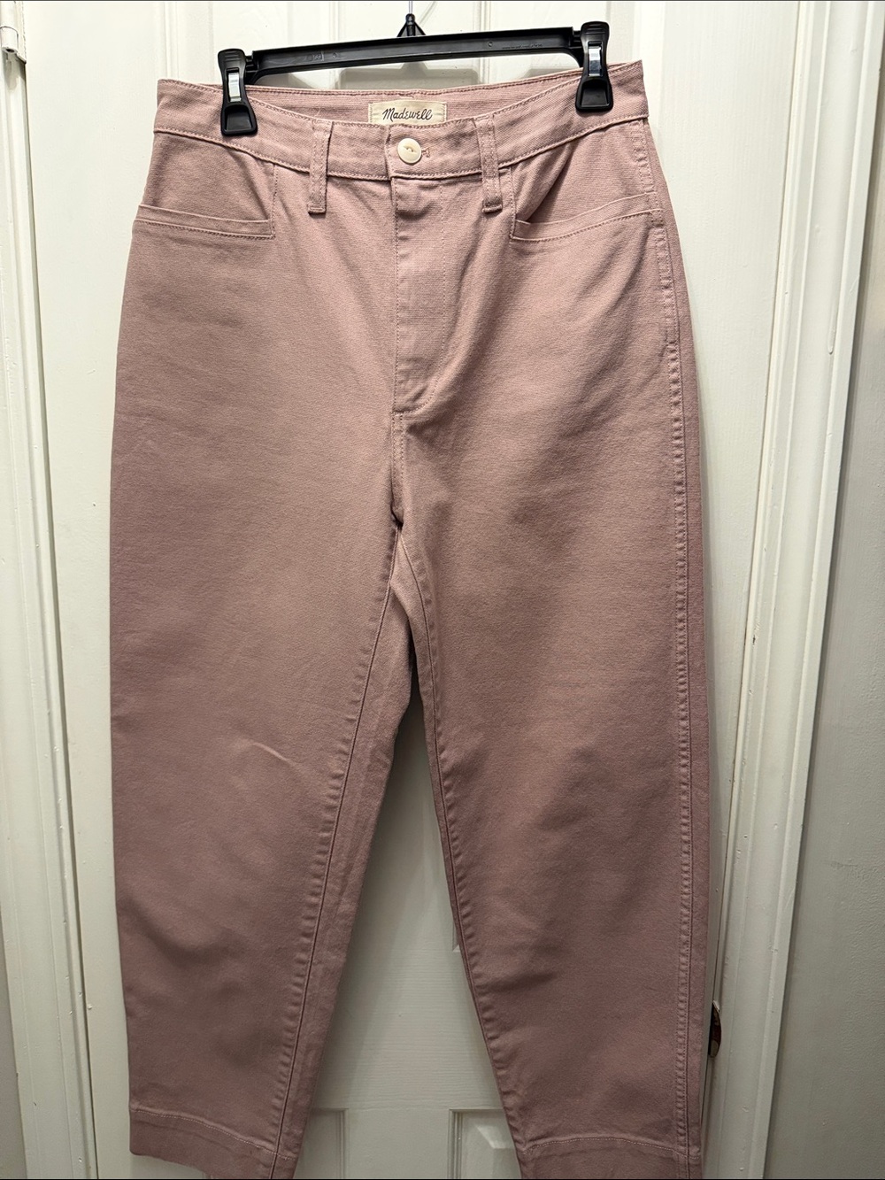 Madewell Rose-Tone High-Rise Tapered Jeans
